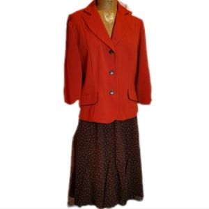 Vintage jacket and skirt set Studio 1.   Total crap